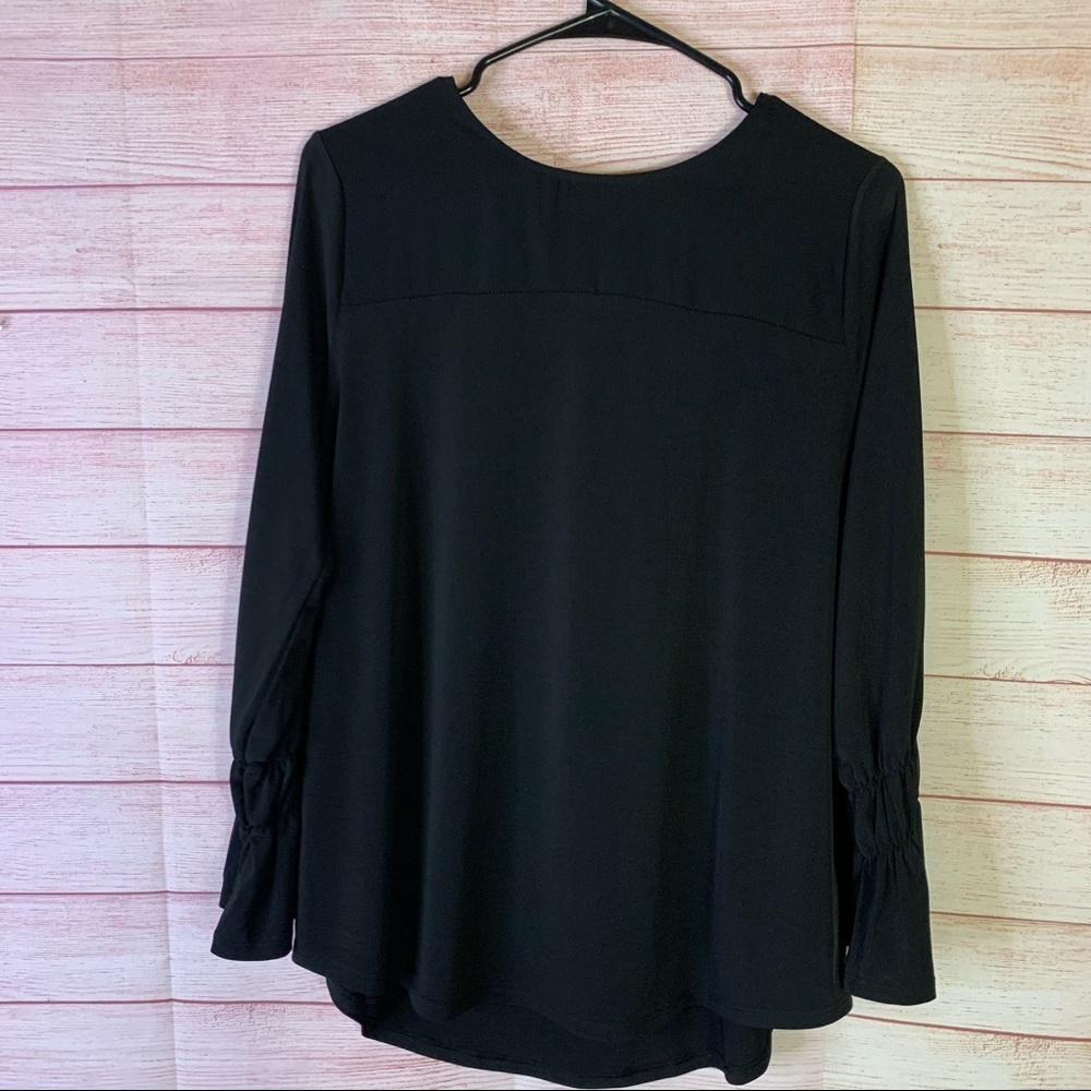 Chico’s NWT Black Back Neck Tie Detail Size Chico 1 | Size Medium